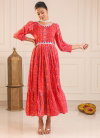 Tew Soft Muslin Flared Anarkali Dress Wholesale Clothing Distributors In India